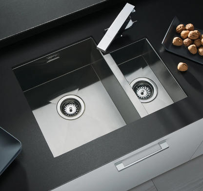 Vico 1.5 Bowl Inset/Undermount Brushed Stainless Steel