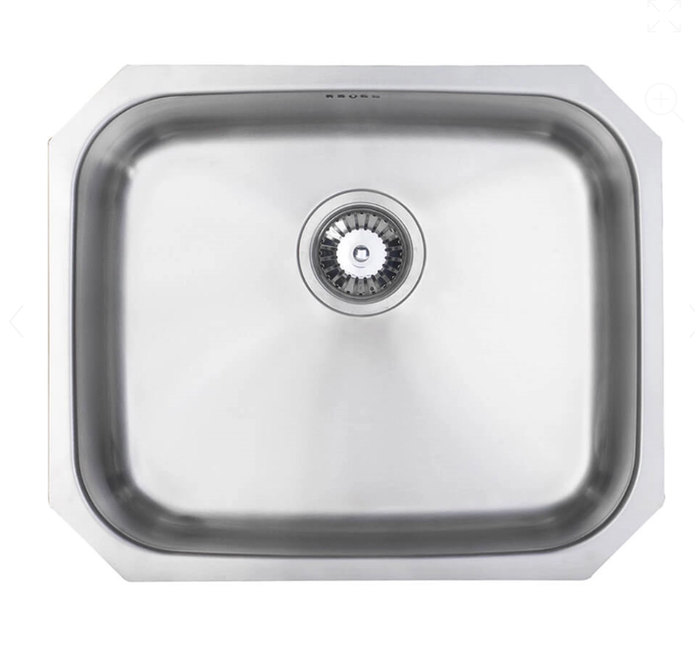 Modo Classic Large 1 Bowl Undermount Sink - Stainless Steel