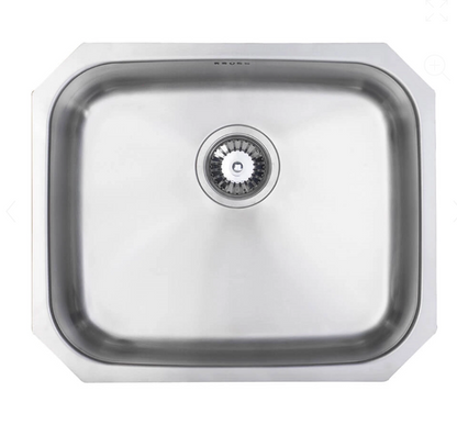 Modo Classic Large 1 Bowl Undermount Sink - Stainless Steel