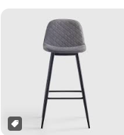 Murray Bar Stools - Grey - Ex Display x2
